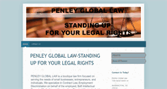 Desktop Screenshot of penleygloballaw.com