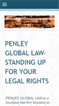 Mobile Screenshot of penleygloballaw.com