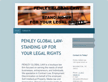 Tablet Screenshot of penleygloballaw.com
